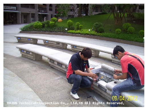 鏡頭拉遠一點~~~原來收工啦~~~讚唷